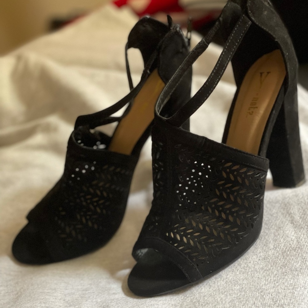 Black heels